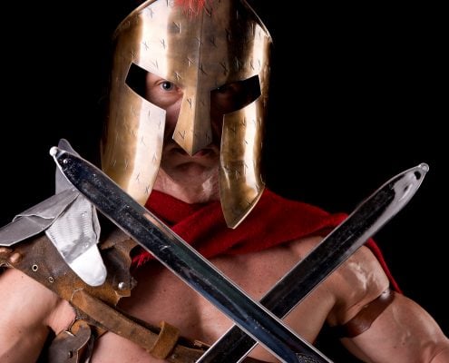 why men must be dangerous like a gladiator